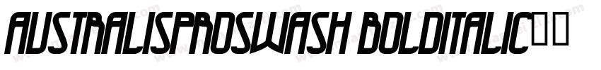 AustralisProSwash BoldItalic字体转换